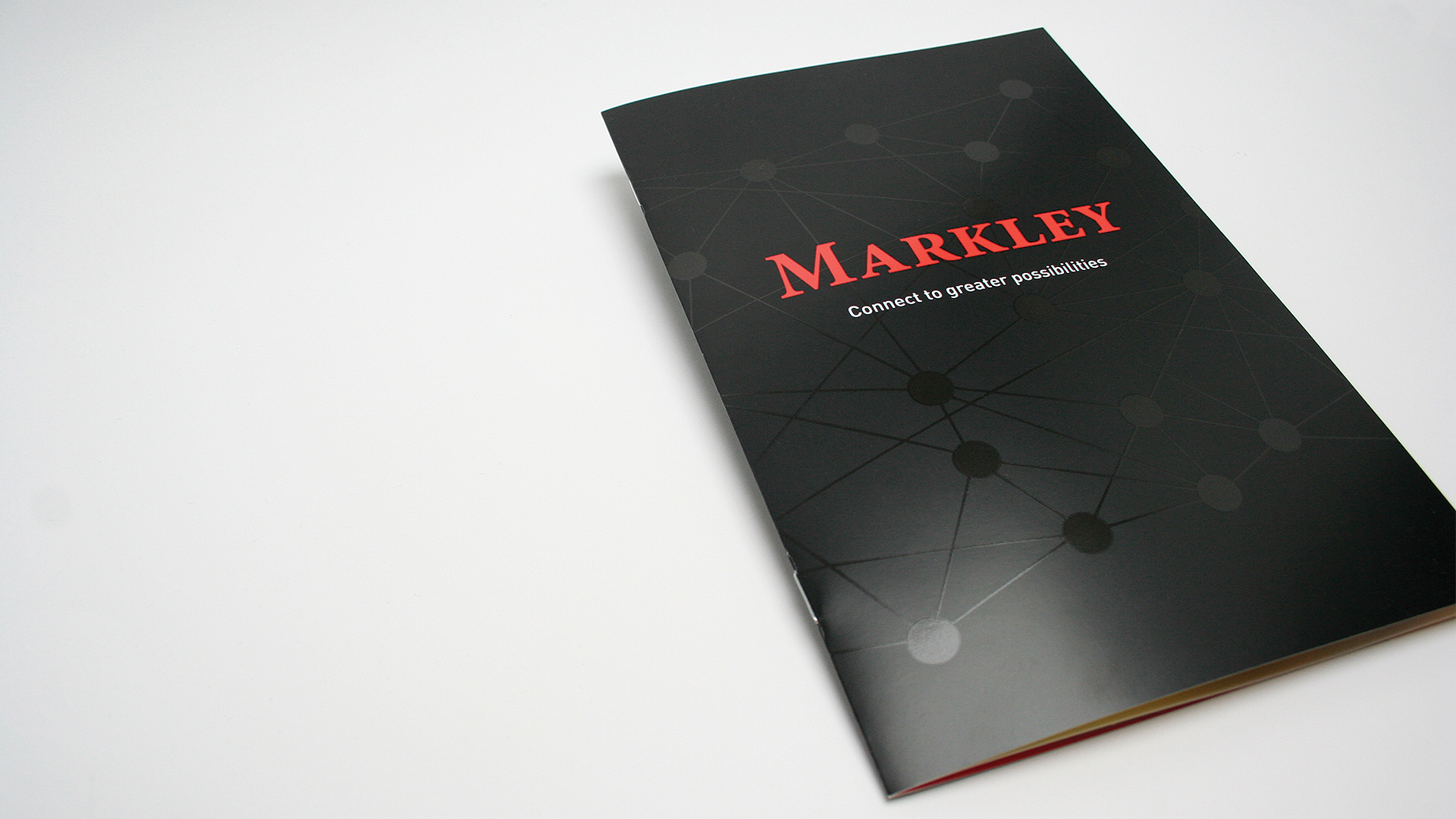markley group print piece. brochure cover